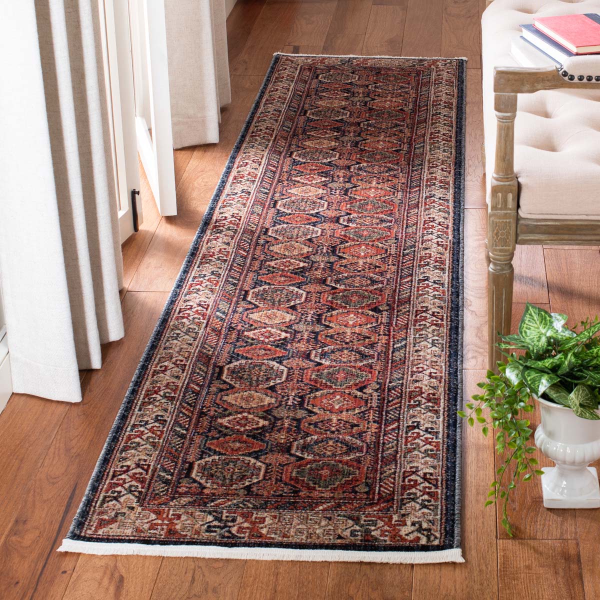 Safavieh Herat 375 Rug, HRT375 - Rust / Creme