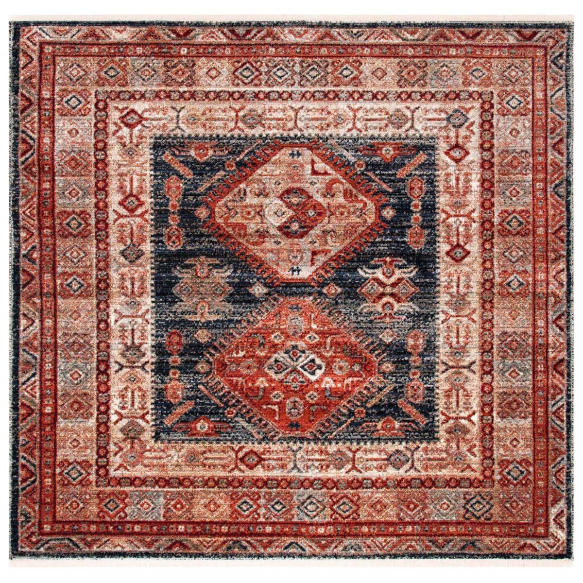 Safavieh Herat 379 Rug, HRT379 - Rust / Black