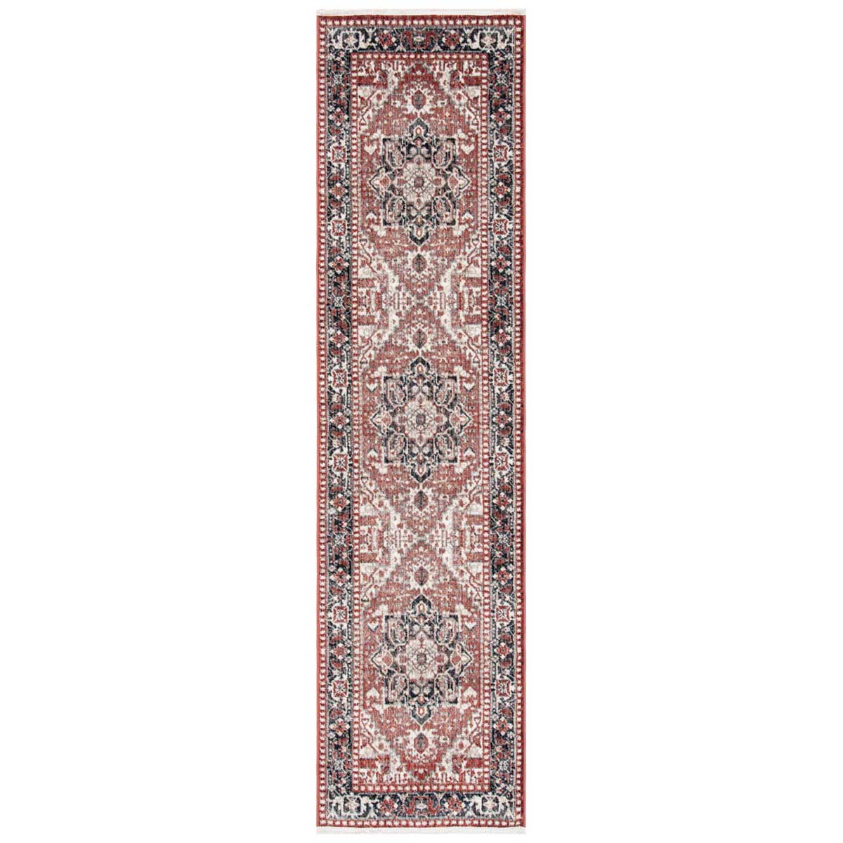 Safavieh Herat 395 Rug, HRT395 - Rust / Black