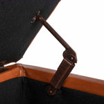 Safavieh Jonathan Flip Top Ottoman , HUD4007 - Saddle