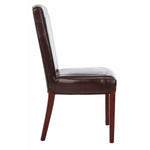 Safavieh Ken 19''H Leather Side Chair (Set Of 2) , HUD8200