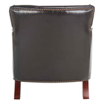Safavieh Colin Tufted Club Chair , HUD8212 - Brown / Leather