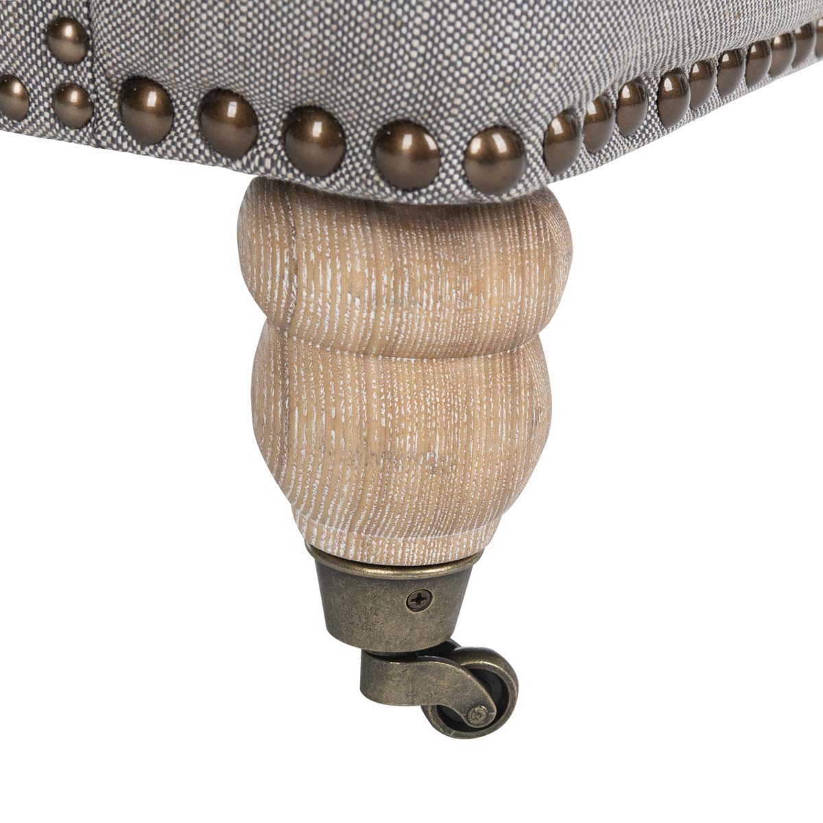 Safavieh Colin Tufted Club Chair , HUD8212 - Stone / Grey