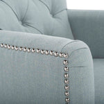Safavieh Colin Tufted Club Chair , HUD8212 - Sky Blue