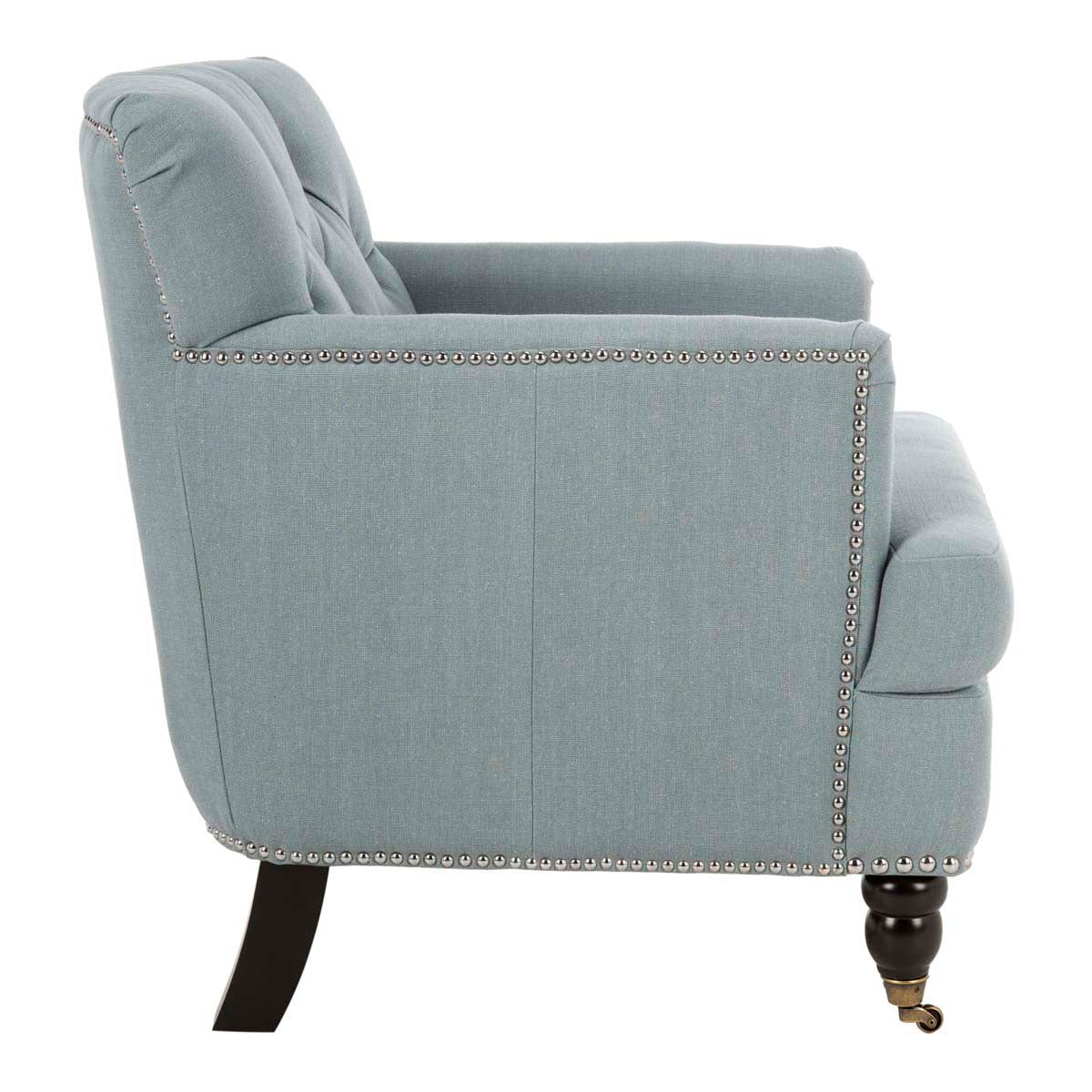 Safavieh Colin Tufted Club Chair , HUD8212 - Sky Blue