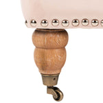 Safavieh Colin Tufted Club Chair , HUD8212 - Blush / White Washed