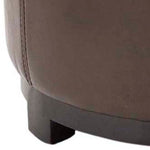 Safavieh Chelsea Round Tray Ottoman , HUD8232 - Brown