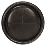 Safavieh Chelsea Round Tray Ottoman , HUD8232 - Brown