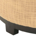 Safavieh Chelsea Round Tray Ottoman , HUD8232 - Gold