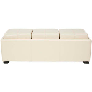 Safavieh Harrison Triple Tray Ottoman , HUD8235