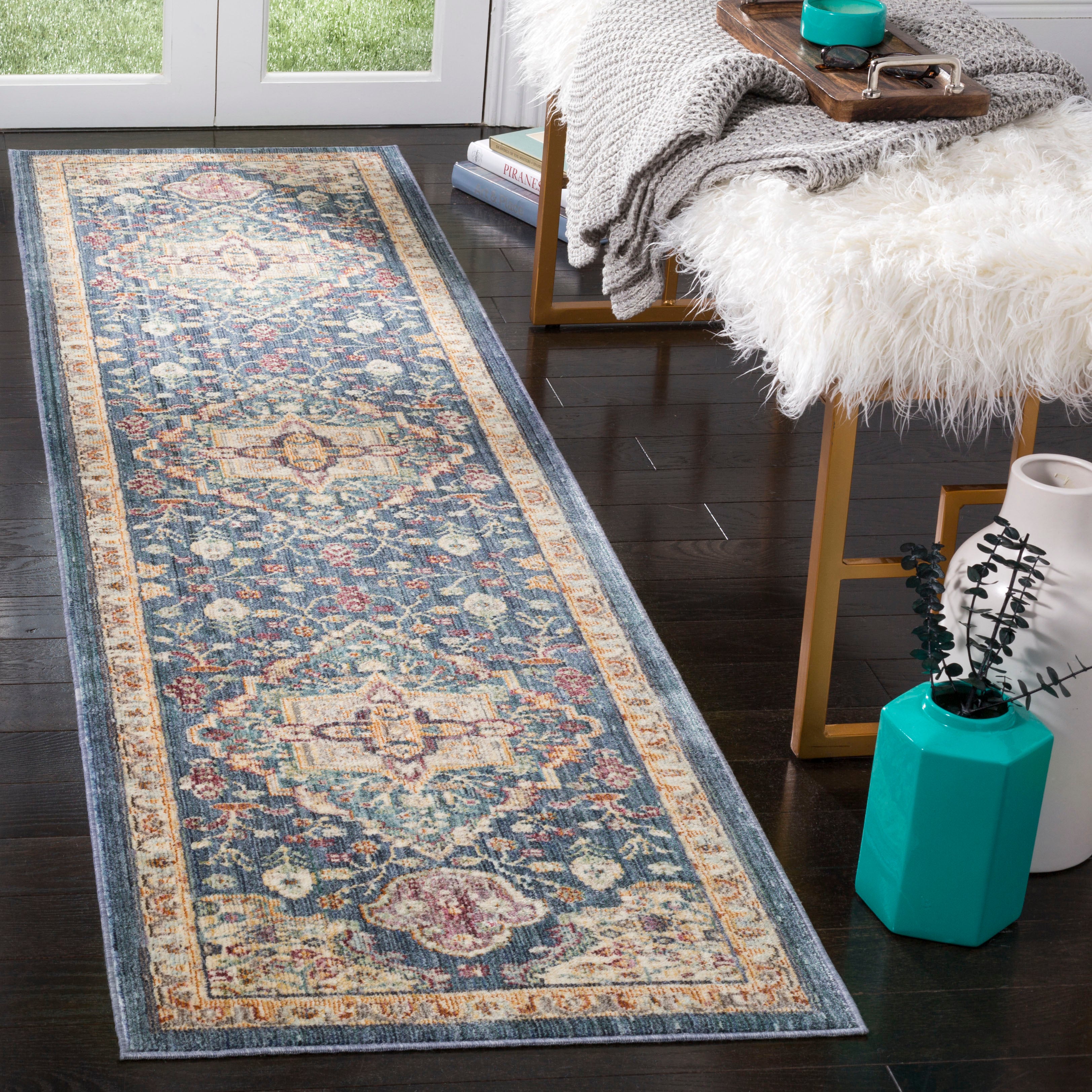 Safavieh Illusion 707 Rug, ILL707 - Blue / Purple