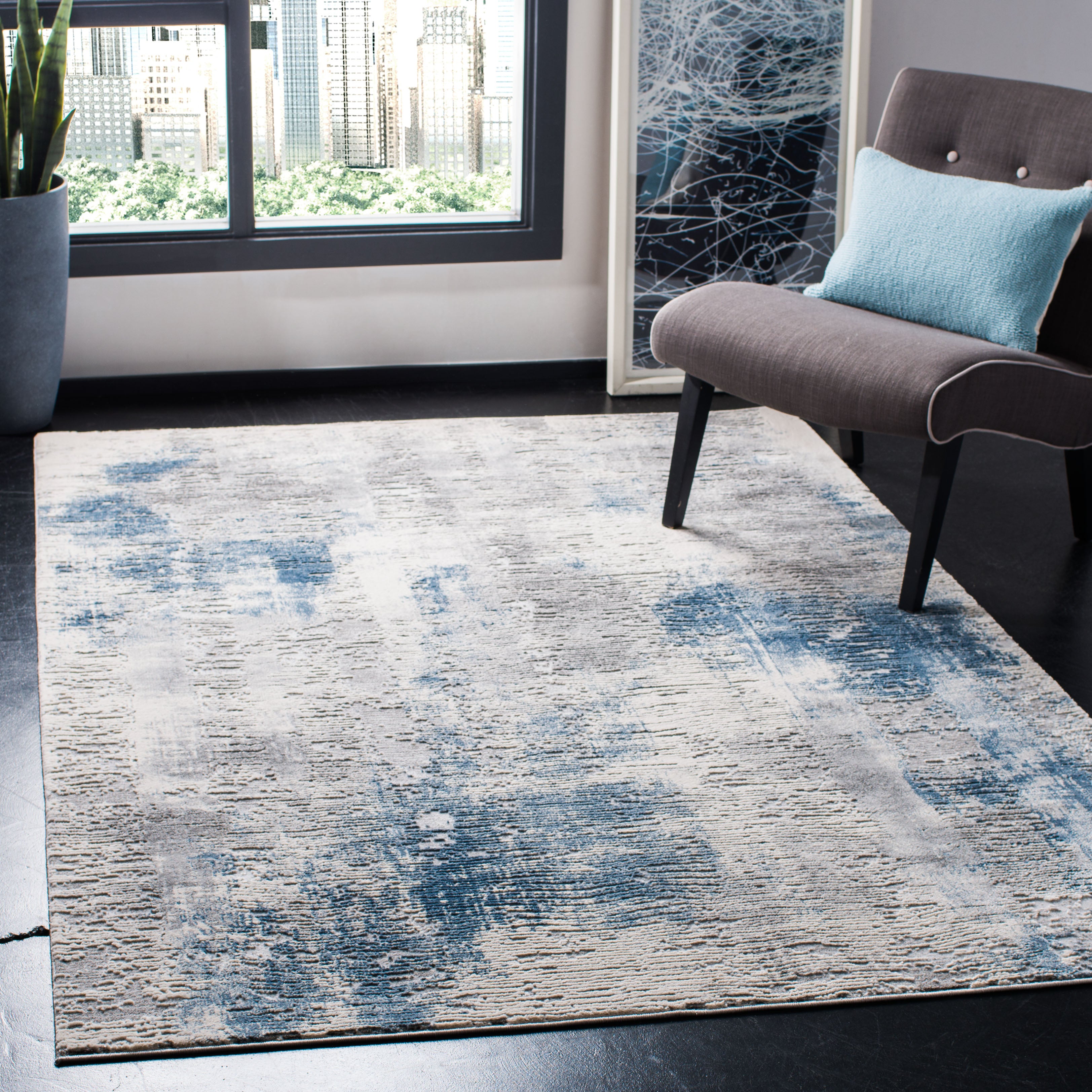 Safavieh Invista 411 Rug, INV411 - Grey / Ivory