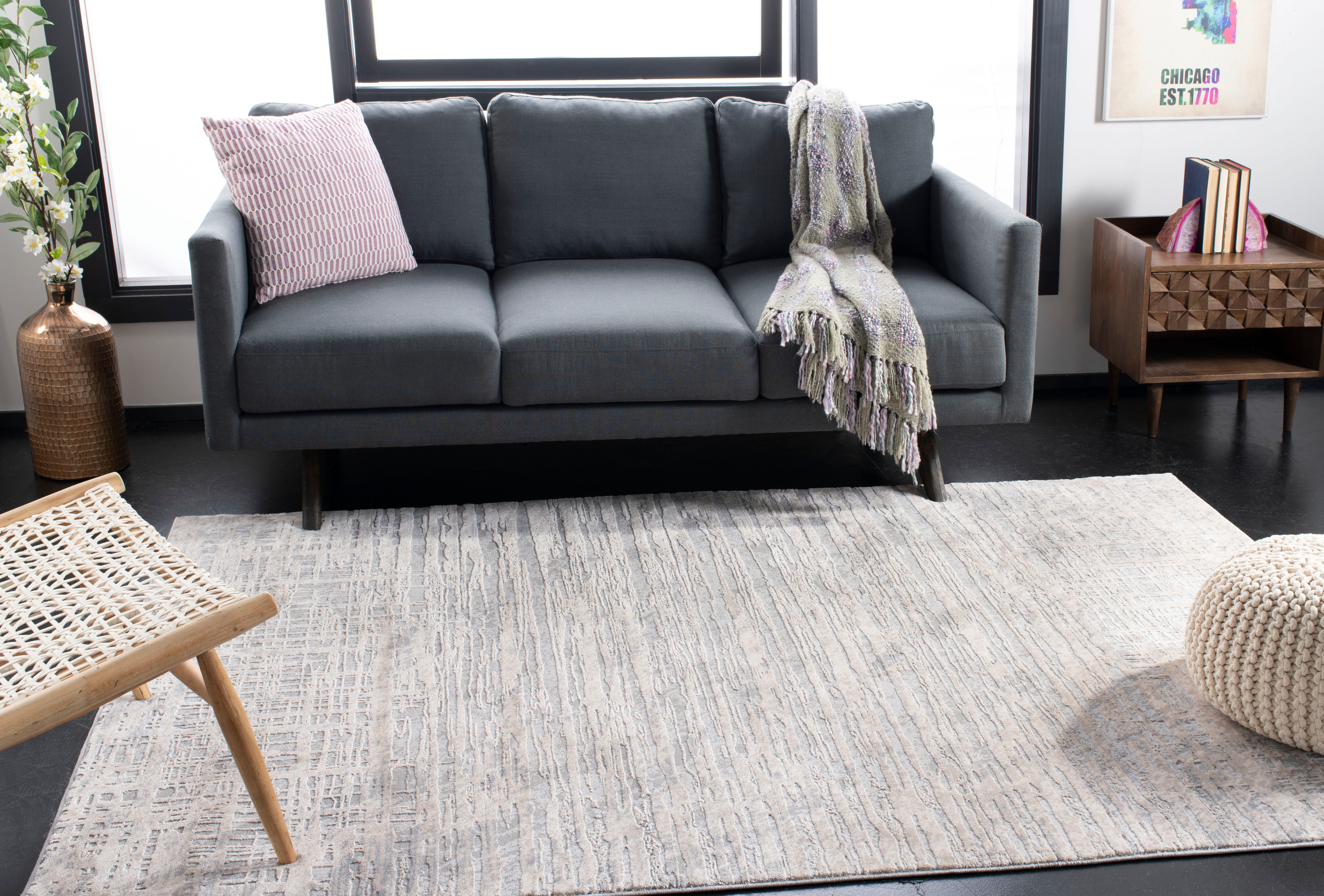 Safavieh Invista 436 Rug, INV436 - Cream / Grey