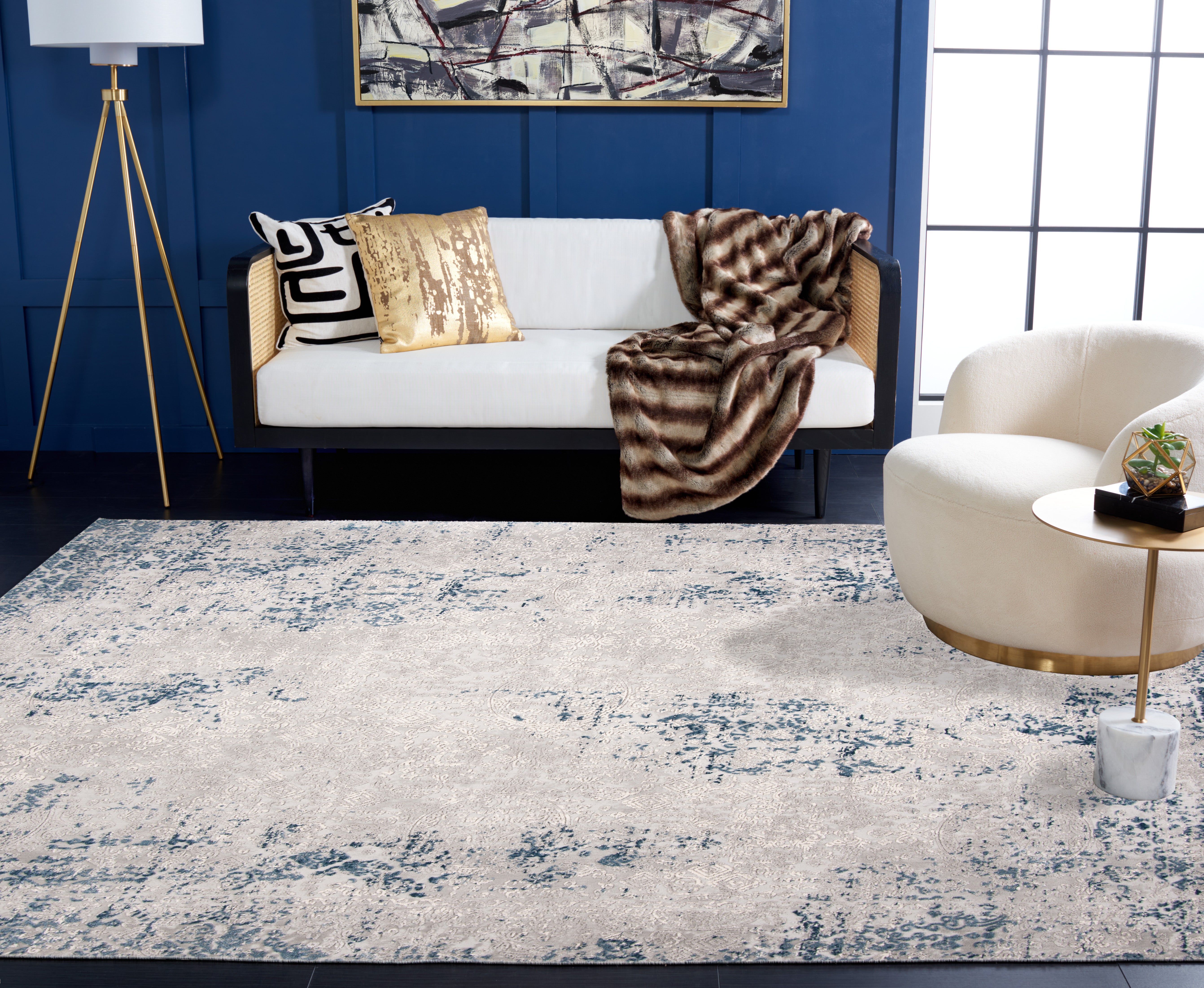 Safavieh Invista 465 Rug, INV465 - Grey / Ivory