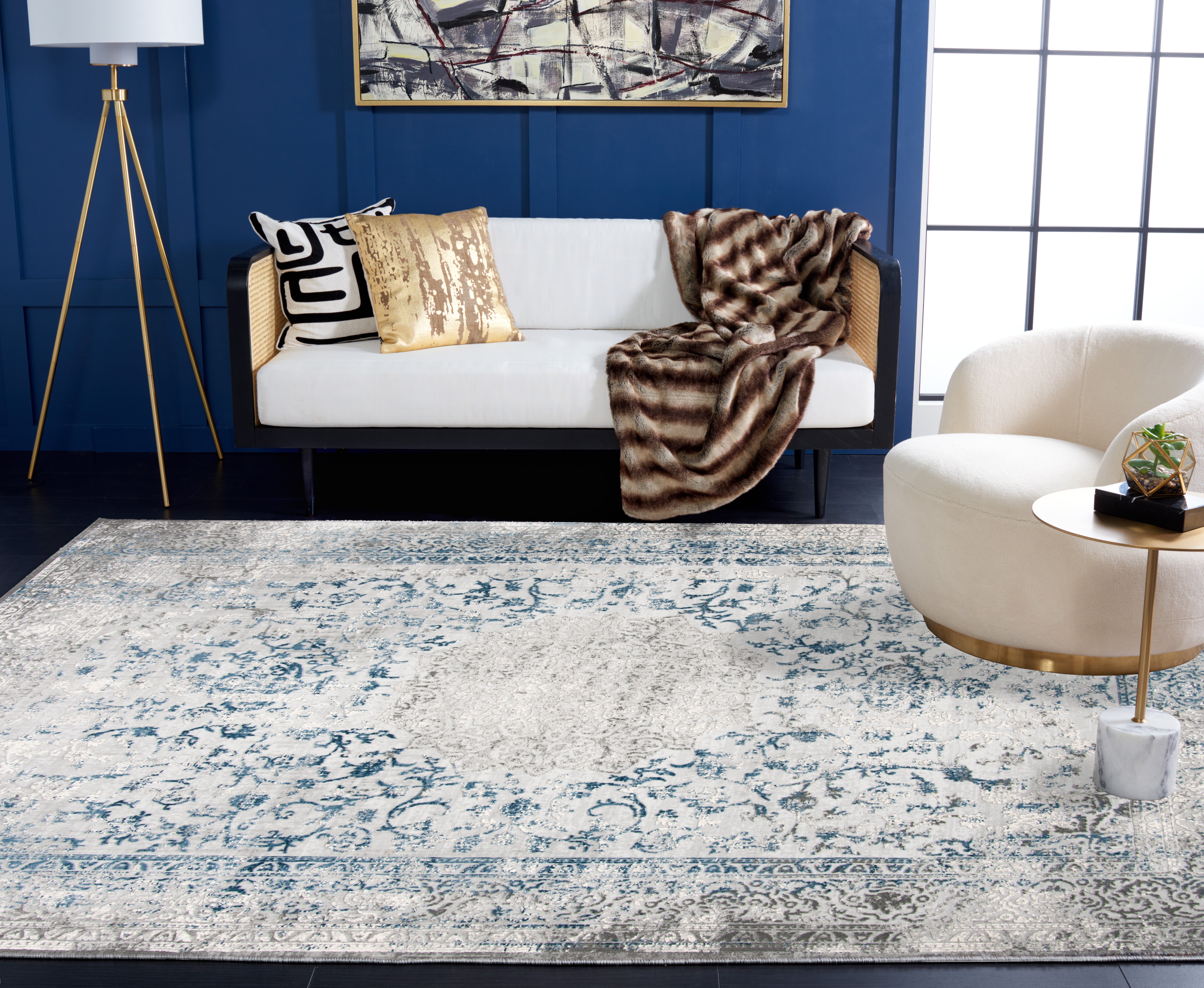 Safavieh Invista 499 Rug, INV499 - Grey / Blue