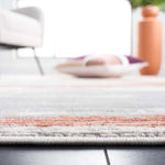 Safavieh Invista 534 Rug, INV534 - Light Grey / Rust