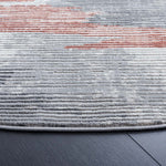 Safavieh Invista 534 Rug, INV534 - Light Grey / Rust