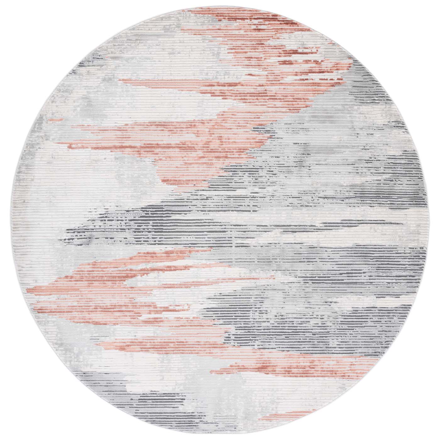 Safavieh Invista 534 Rug, INV534 - Light Grey / Rust