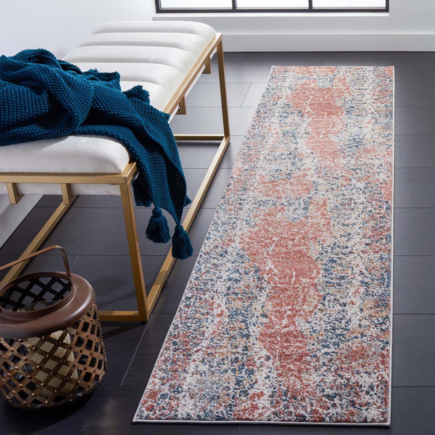 Safavieh Invista 592 Rug, INV592 - Navy / Rust