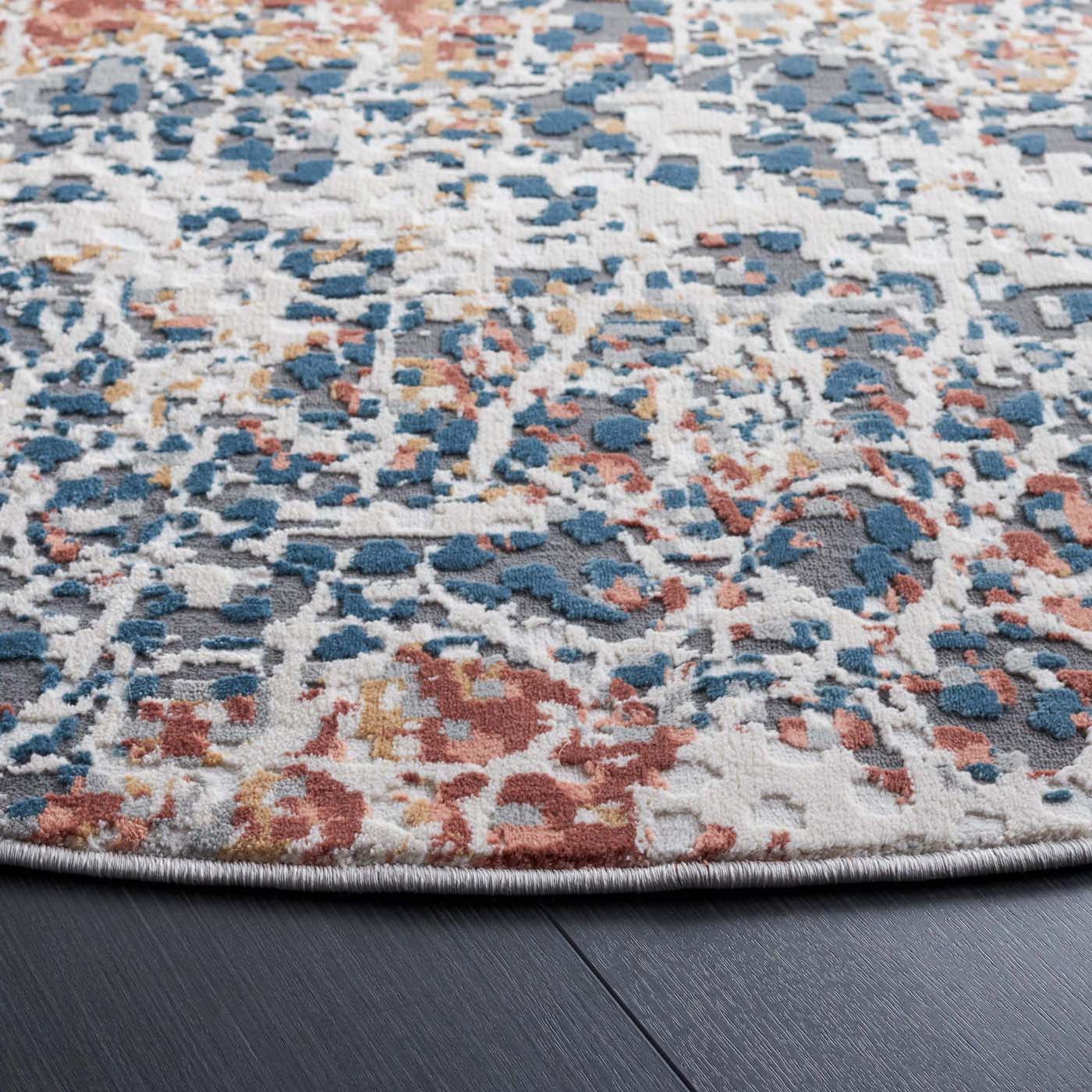 Safavieh Invista 592 Rug, INV592 - Navy / Rust