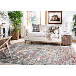Safavieh Izmir 101 Rug, IZM101 - Blue / Light Brown