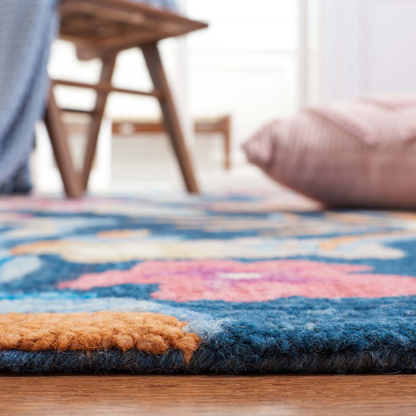 Safavieh Jardin 152 Rug, JAR152 - Blue / Pink