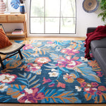 Safavieh Jardin 152 Rug, JAR152 - Blue / Pink