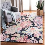 Safavieh Jardin 251 Rug, JAR251 - Charcoal / Red