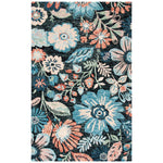 Safavieh Jardin 252 Rug, JAR252 - Charcoal / Blue