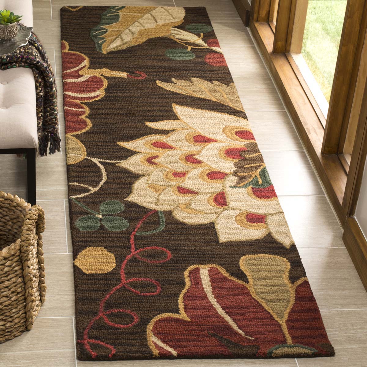 Safavieh Jardin 326 Rug, JAR326 - Brown / Multi
