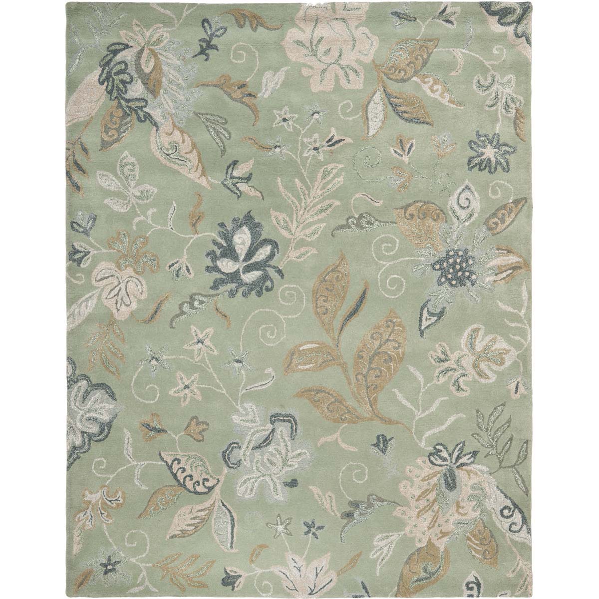Safavieh Jardin 451 Rug, JAR451 - Light Green / Multi