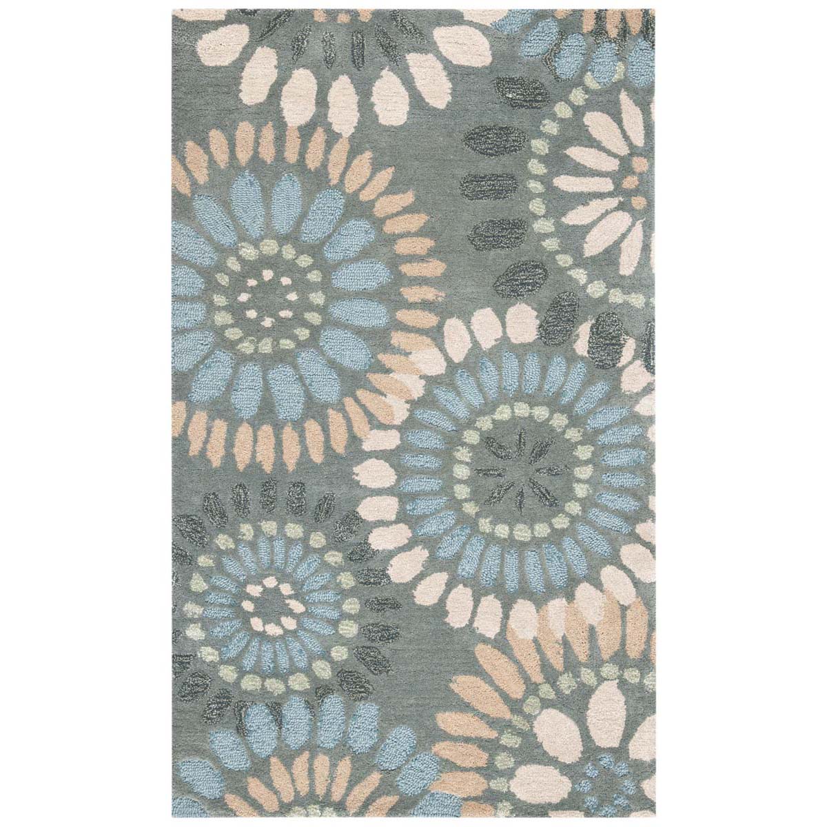 Safavieh Jardin 455 Rug, JAR455 - Grey / Blue