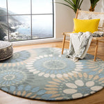 Safavieh Jardin 455 Rug, JAR455 - Grey / Blue