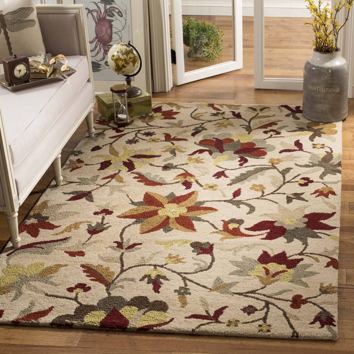 Safavieh Jardin 457 Rug, JAR457 - Beige / Multi