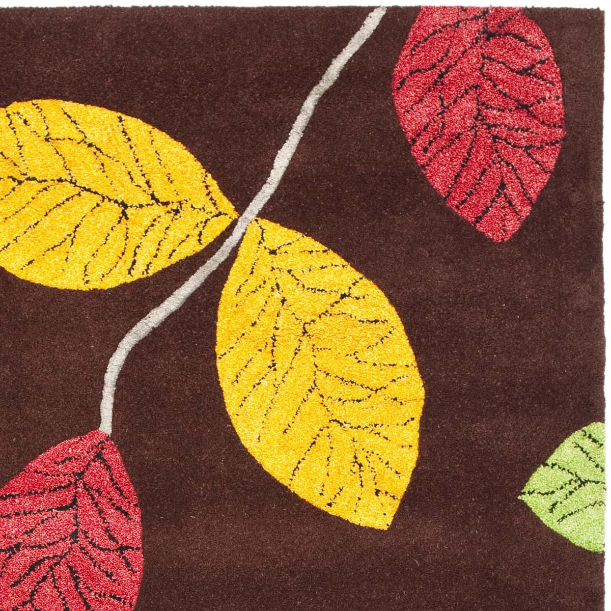 Safavieh Jardin 525 Rug, JAR525 - Dark Brown / Multi
