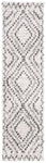 Safavieh Jericho Shag 104 Rug, JER104 - Ivory / Black