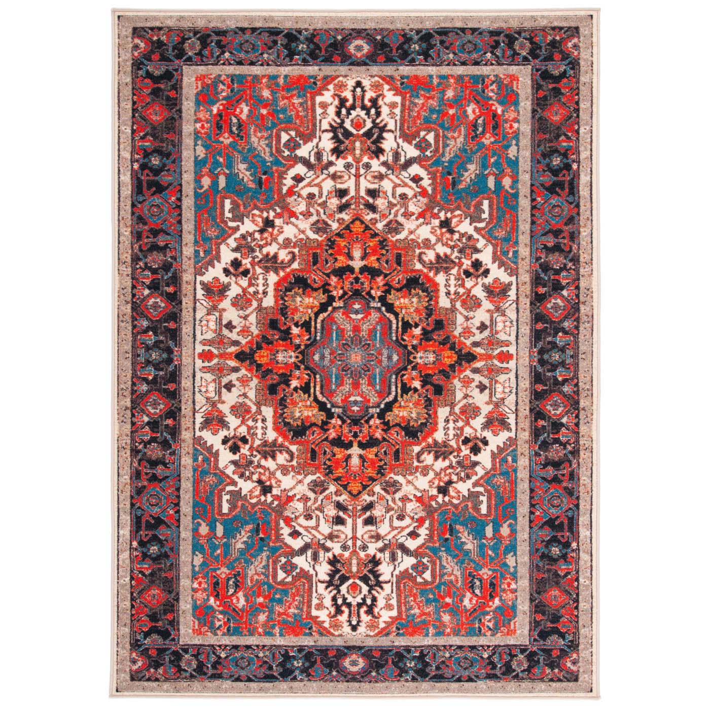 Safavieh Journey 107 Rug, JNY107 - Ivory / Red