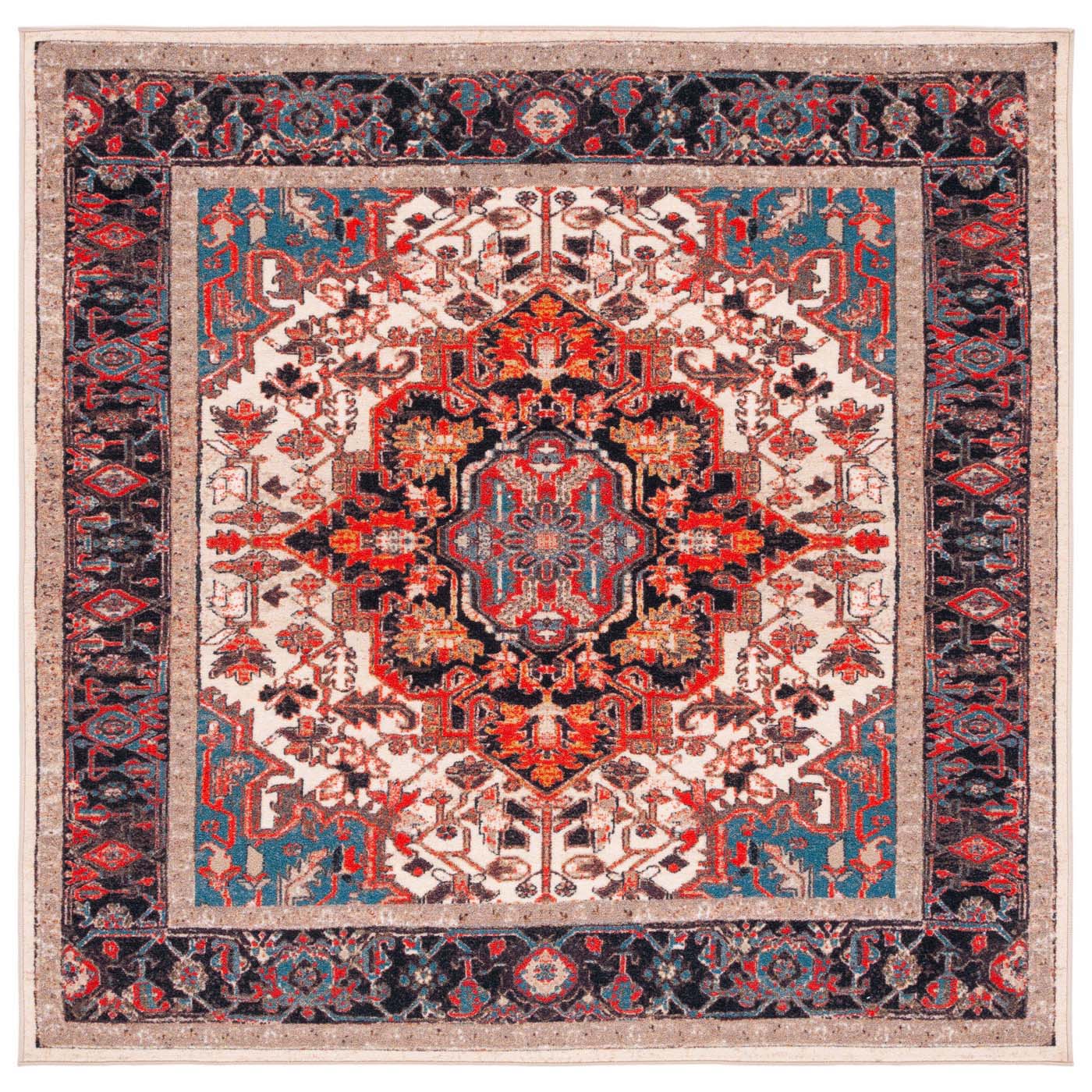 Safavieh Journey 107 Rug, JNY107 - Ivory / Red