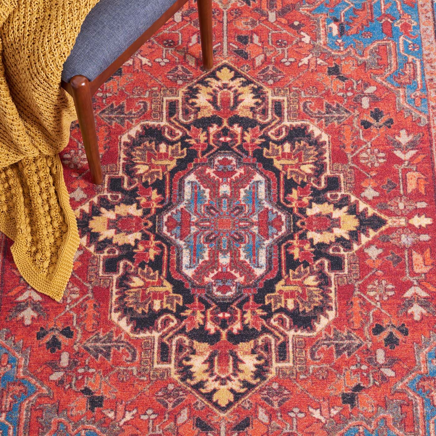 Safavieh Journey 107 Rug, JNY107 - Red / Blue