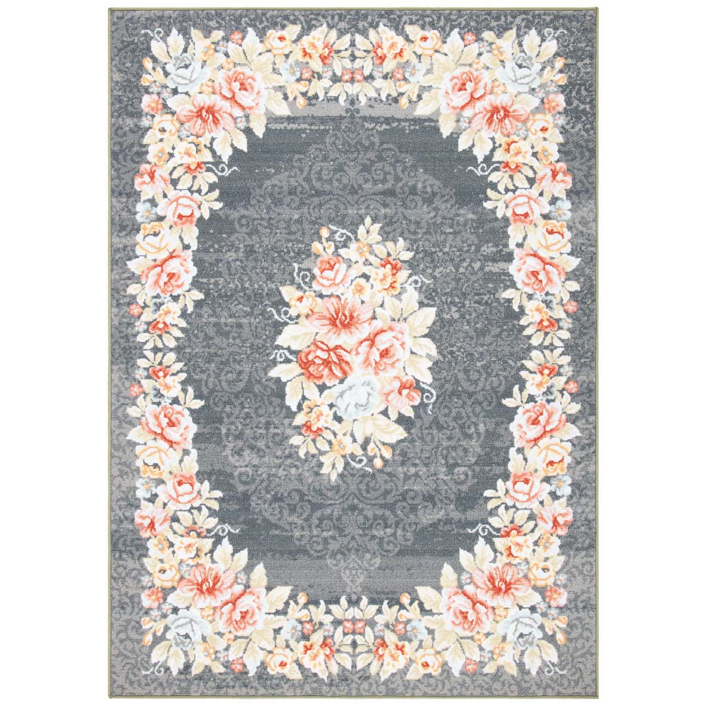 Safavieh Journey 125 Rug, JNY125 - Grey / Pink