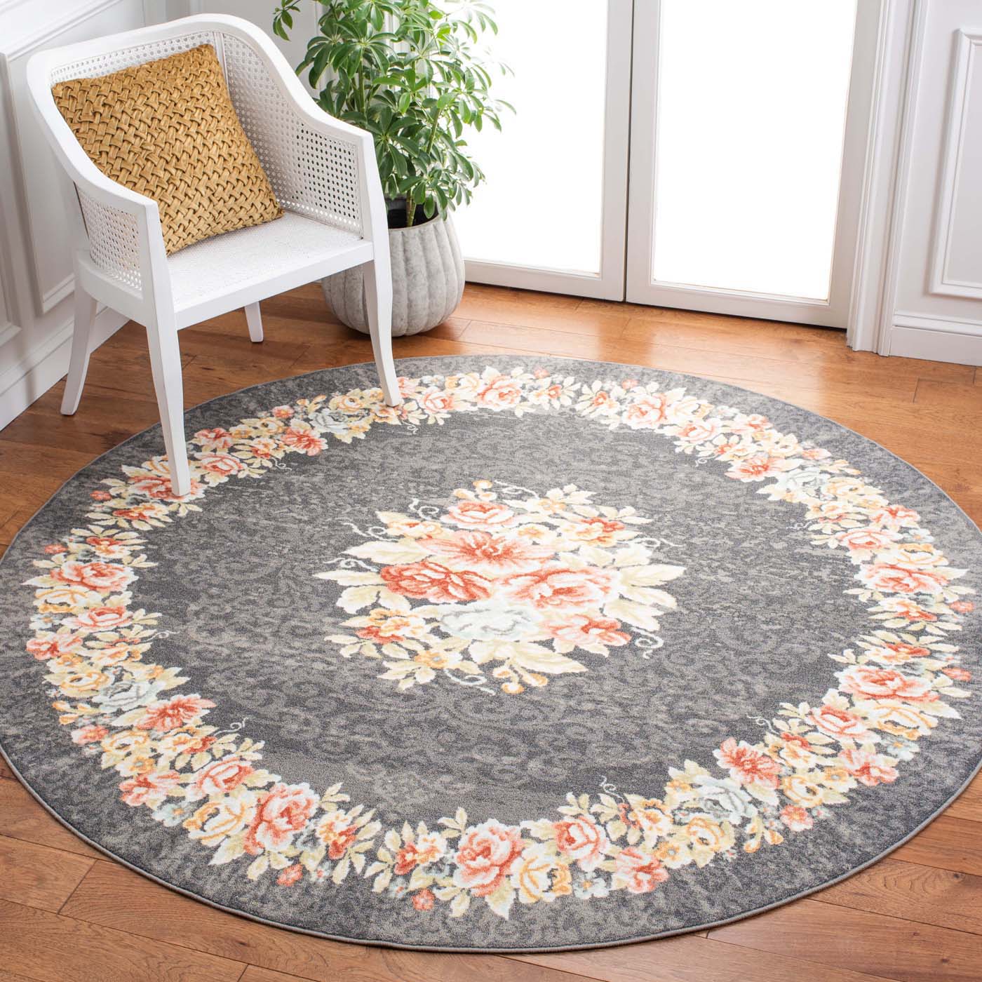 Safavieh Journey 125 Rug, JNY125 - Grey / Pink