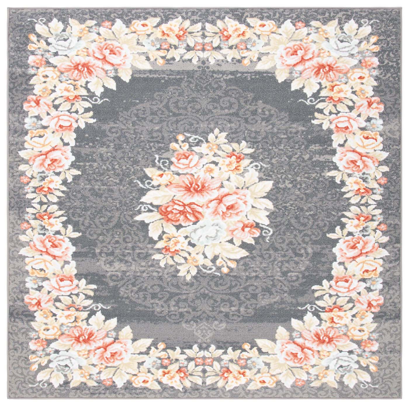 Safavieh Journey 125 Rug, JNY125 - Grey / Pink