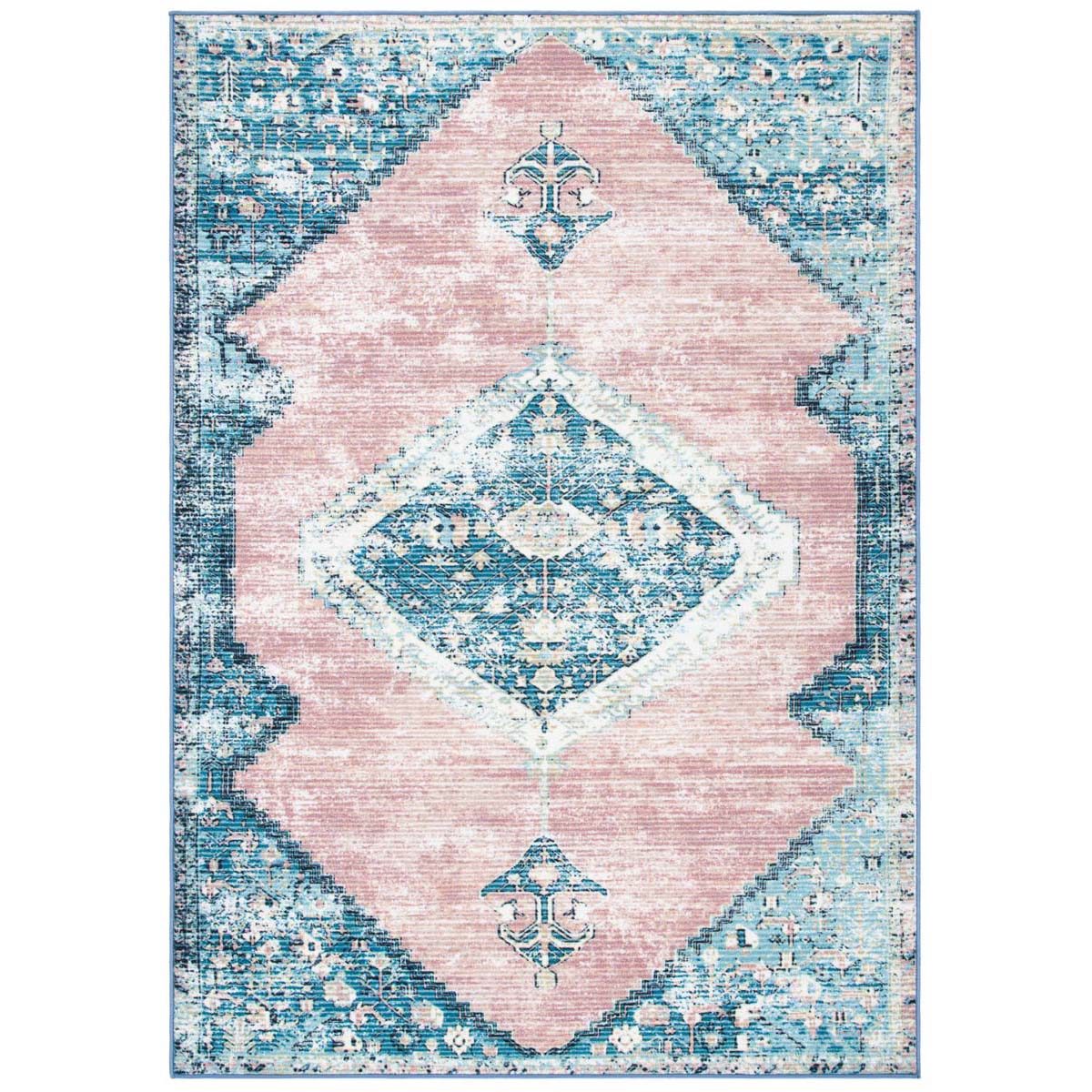 Safavieh Journey 147 Rug, JNY147 - Blue / Pink