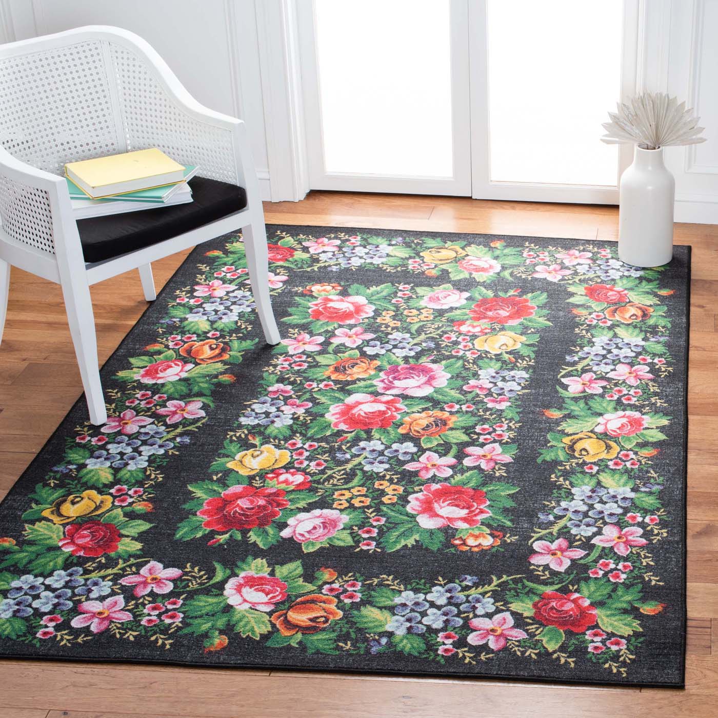 Safavieh Journey 154 Rug, JNY154 - Charcoal / Green
