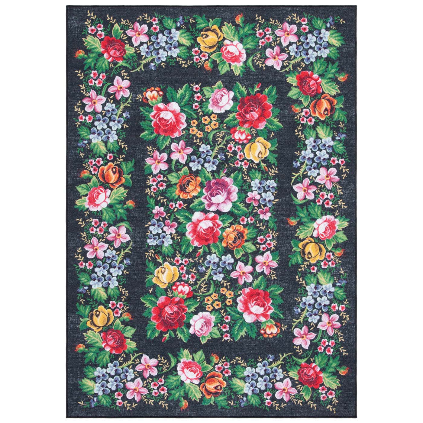 Safavieh Journey 154 Rug, JNY154 - Charcoal / Green