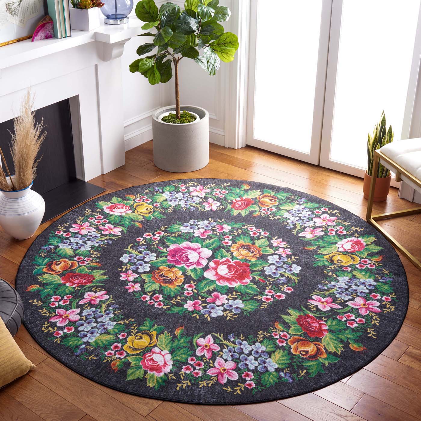 Safavieh Journey 154 Rug, JNY154 - Charcoal / Green