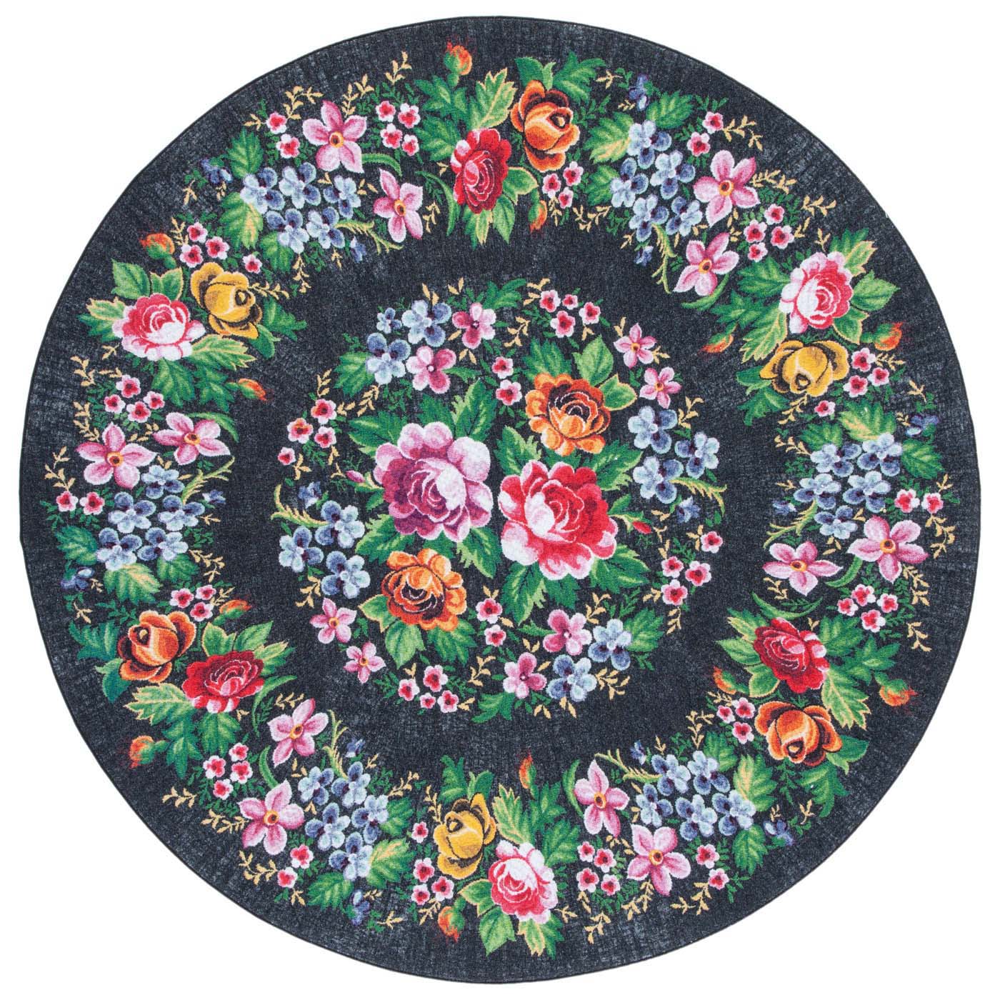 Safavieh Journey 154 Rug, JNY154 - Charcoal / Green