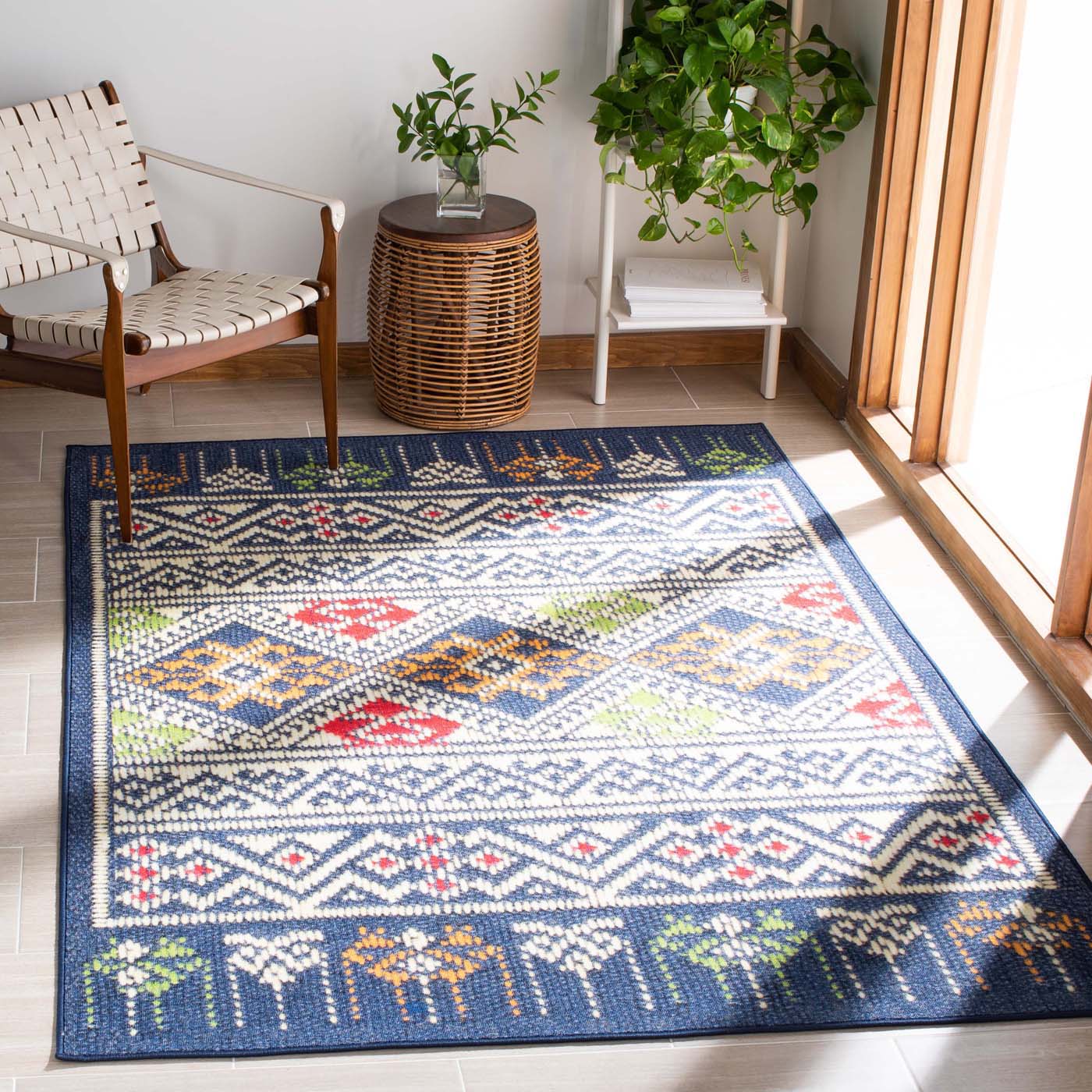 Safavieh Journey 167 Rug, JNY167 - Blue / Ivory