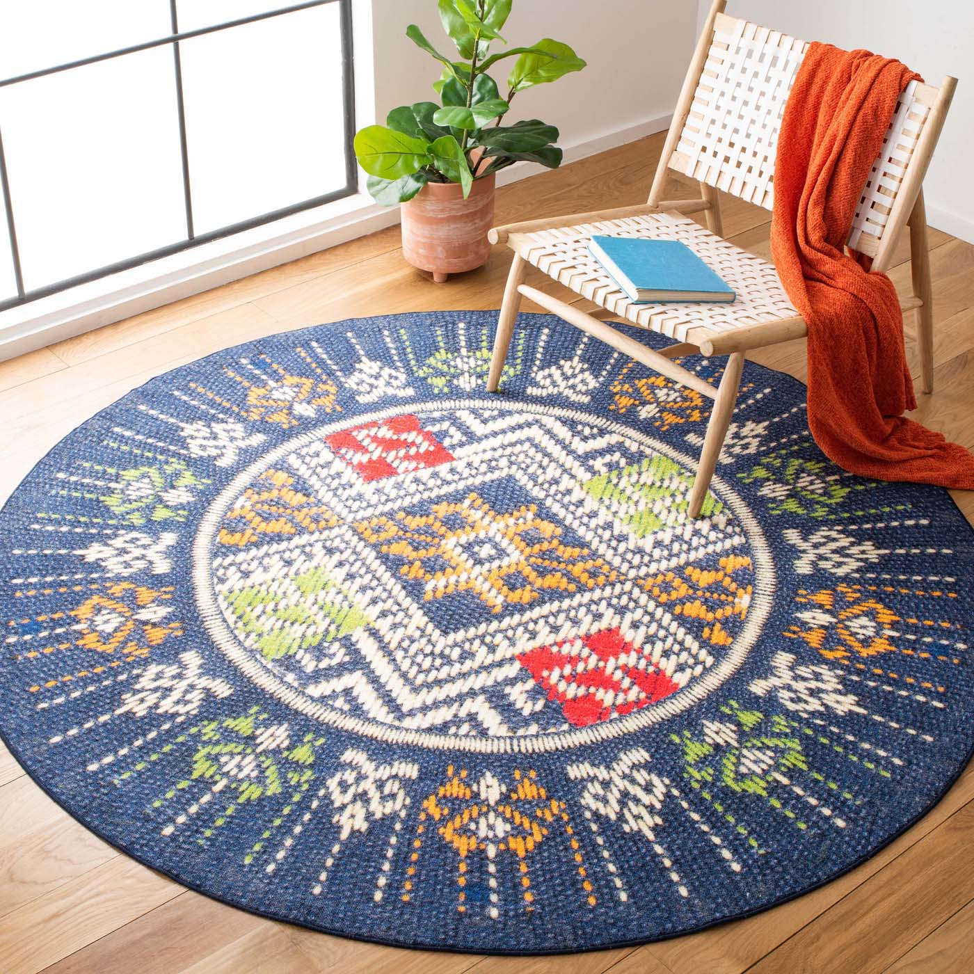 Safavieh Journey 167 Rug, JNY167 - Blue / Ivory
