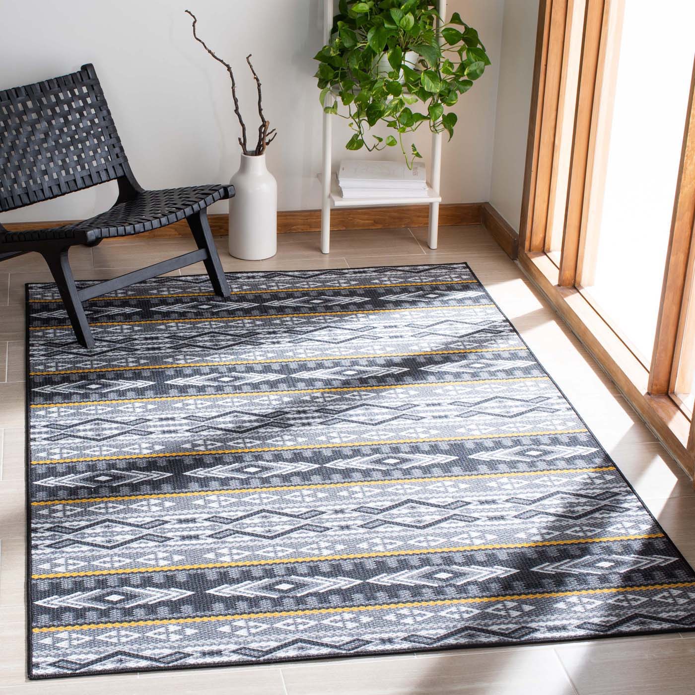 Safavieh Journey 179 Rug, JNY179 - Grey / Gold